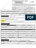 All Vehicles or Mobile Homes: No Strikeovers, Erasures or Correction Fluid Is Acceptable On This Form