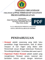 Sudut Pandang Organisasi Profesi (Ppni) Terhadap