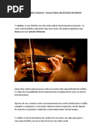 APRENDENDO VIOLINO