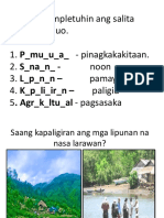 7th Week Aral Pan Pamumuhay NG Sinaunang Pilipino