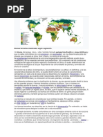 Ocho Regiones Biogeográficas del Mundo | PDF | Geografía Física ...