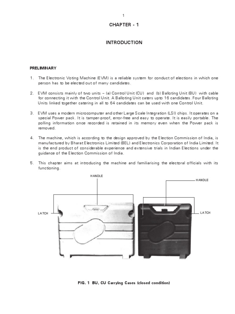 EVM Control Unit Overview and Functionality | PDF | Electrical ...