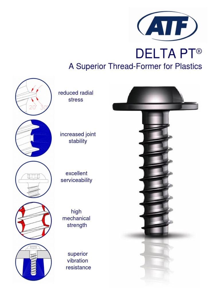 1 - ATF EJOT DELTA - PT - Thread-Former For Plastics | PDF | Plastic ...
