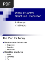 Lecture 4 Repetition Structures