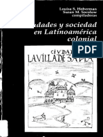 Louisa Hoberman y Susan Socolow - Ciudades y Sociedad en Latinoamerica Colonial PDF