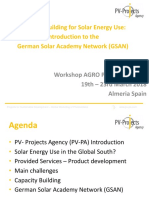 Capacity Building For Solar Energy Use: Introduction To The German Solar Academy Network (GSAN)