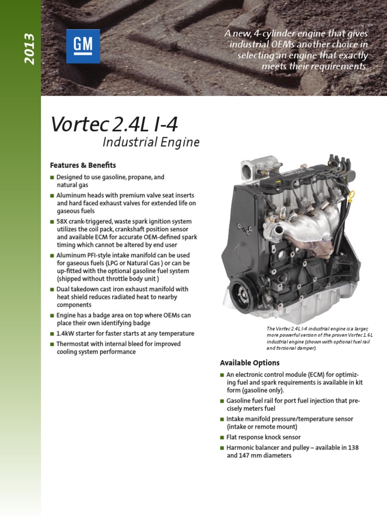 Vortec 2.4L I-4 Industrial PDF | PDF | Distributor | Ignition System