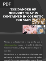 The Danger of Mercury That Is Contained in Cosmetic For Skin