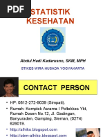 Download Statistik Kesehatan - Slide Prolog - Stikes WH 2010 by abd hadi kadarusno SN38654687 doc pdf