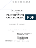 Arnold Schonberg Modelli Per Principianti Di Composizione PDF