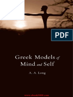 Long Greek Models of Mind and Self 2015