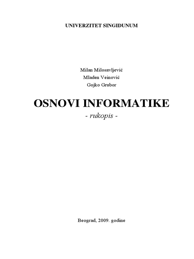 Informatika PDF | PDF