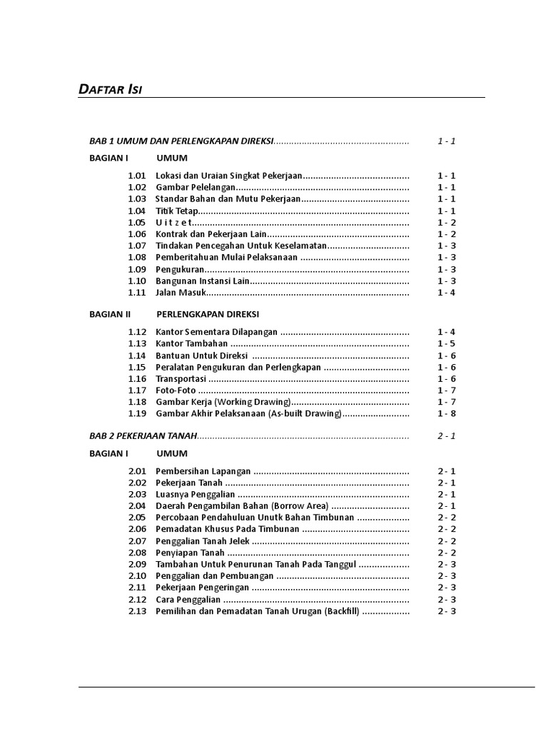 Daftar Isi | PDF