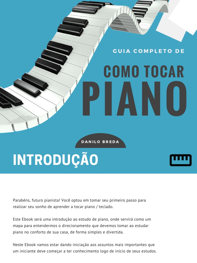 Como tocar Piano Fácil (Aula 1 para Iniciantes com PDF) 