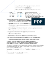 Lesson 8, El Imperfecto de Indicativo