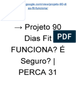 Ebook Projeto 90 Dias Fit Emagrecedor? Funciona? - PERCA 31 Kg-90 Dias (PDF)