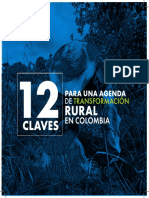 12 claves para una agenda de transformación rural en Colombia