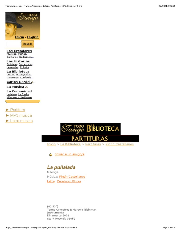 La Punalada PDF | PDF