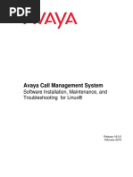 Avaya Call Management System - Maintenance