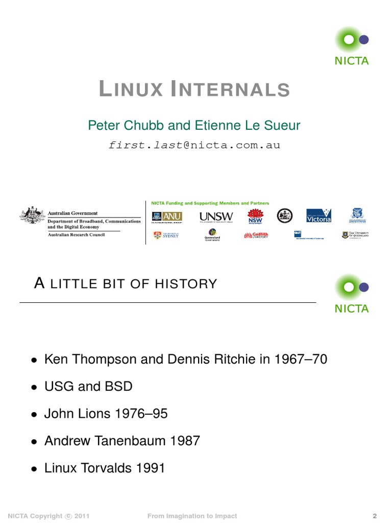 Inux Nternals: Peter Chubb and Etienne Le Sueur | PDF | Scheduling ...