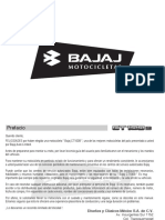 Ct100b Manual de Usuario Bajaj CT 100