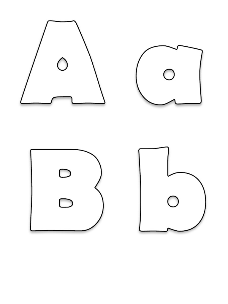 Abecedario Con Imagen para Colorear | PDF