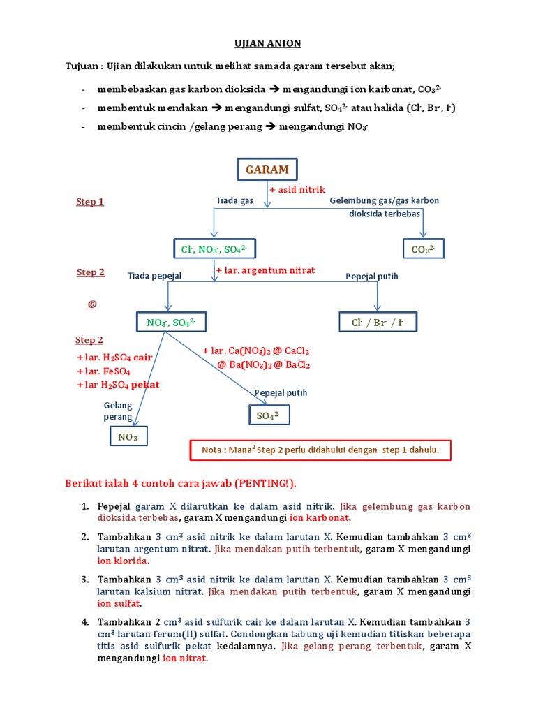 Ujian Anion Kation Edited Pdf