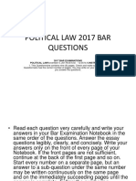 POLITICAL LAW 2017 BAR QUESTIONS.pptx