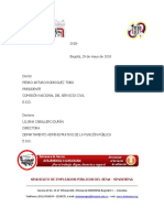 03derecho Petición A CNSC y Dafp Encargos y Nombramientos Provisionales