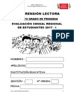 Evaluación Censal Regional Estudiantes 2017 - I Cuarto Grado Primaria-Me PDF