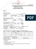 Form Kafalah Yatim Indonesia