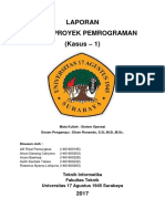 LAPORAN Tugas Proyek Pemrograman (Kasus 1)