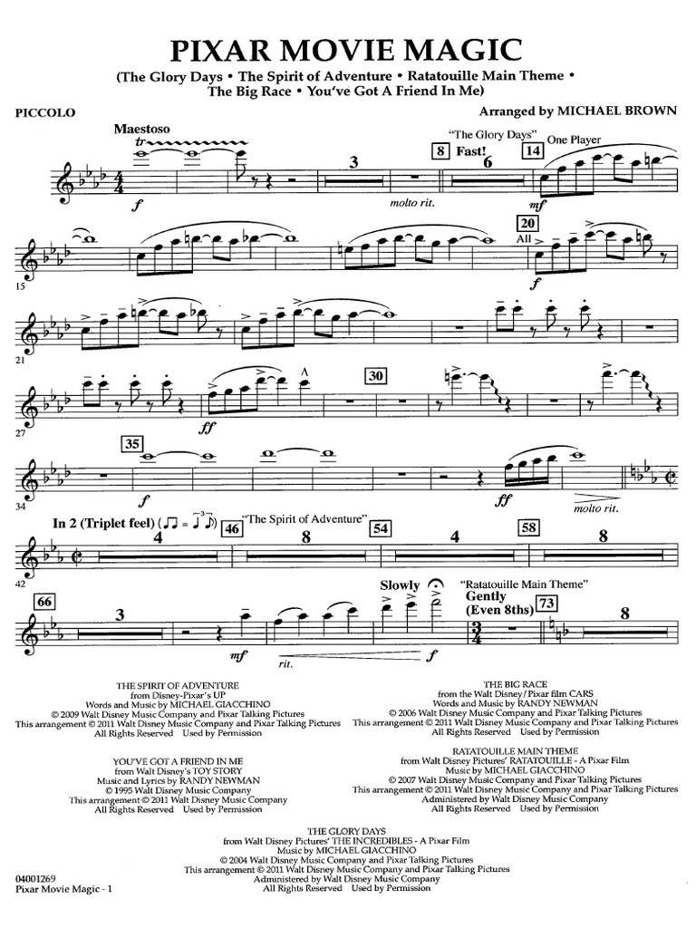Pixar Movie Magic Instruments | PDF