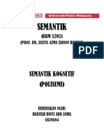 Semantik Kognitif Polisemi