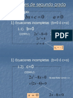 ECUACIONES CUADRATICASSSS