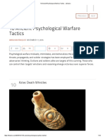 10 Ancient Psychological Warfare Tactics - Listverse