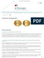 Premio Guayacán - Dirección de Energía
