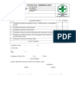 Daftar Tilik Penerimaan Resep