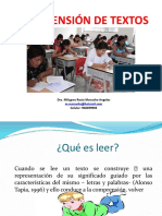 Comprensión Lectora Nombramiento