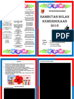 Buku Program Sambutan Kemerdekaan 2018