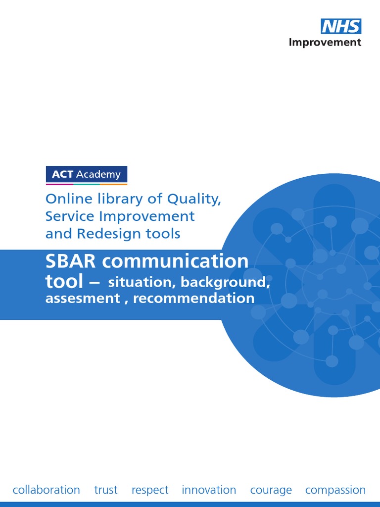 SBAR Communication Tool for Nurses | PDF | Medicine | Health Care