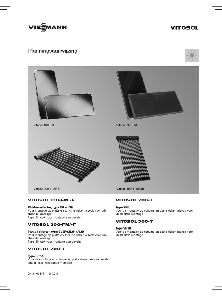 Vissmann Vitosol | PDF