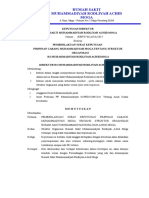 SK Pemberlakuan Surat Keputusan Struktur Organisasi Di Rs