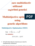 Optimizare Multiobiectiv Utilizand Algoritmi Genetici