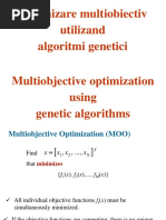 Optimizare Multiobiectiv Utilizand Algoritmi Genetici