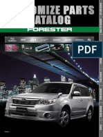 Customize Parts Catalog Forester