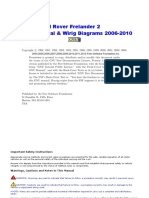 Manuale Tecnico Freelander 2 ( Inglese ) 2006-2010