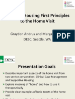 Bringing Housing First Principles To The Home Visit: Graydon Andrus and Margaret King DESC, Seattle, WA