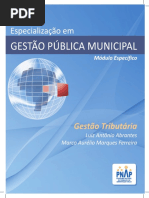 Apostila Gestao Tributaria - 3ed 2014 - Pós Em Gestão Pública Municipal