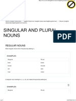 Singular and Plural Nouns